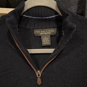 100% Cashmere quarter zip